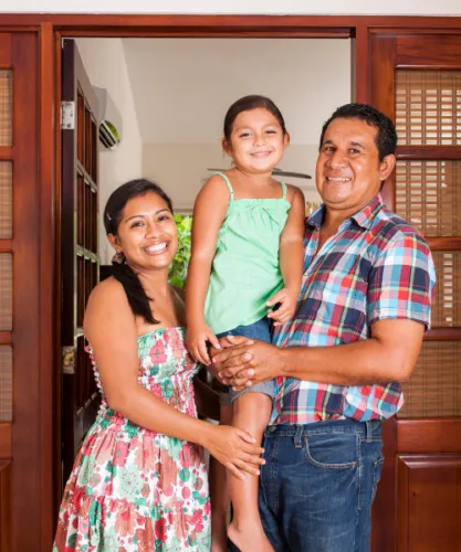 Happy family connecting through Emmanuel Travel